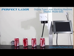 Mesin Penandaan Laser Tipe Laser Perfect untuk Botol atau Jalur Produksi PEDB-600