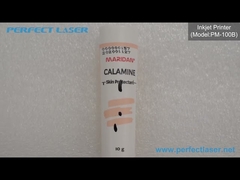 Mesin cetak inkjet industri laser sempurna PM-100B cetakan pada botol plastik