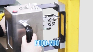 Kontrol Layar Sentuh LCD Baterai Genggam Portabel Mesin Penanda Dot Pin Listrik PEQD-260