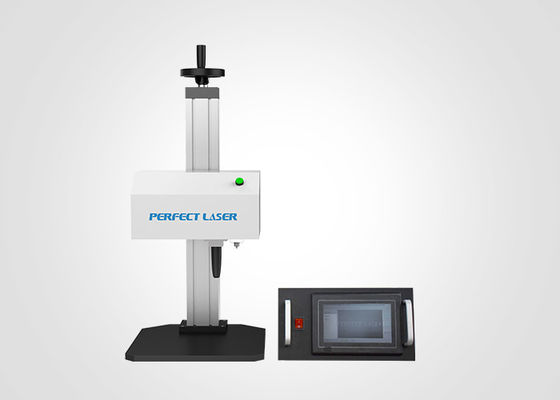 Meja 400 W Tembaga, Kuningan, Hard Plastik Dot Peen Marking Machine