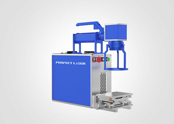 8000mm/s Mesin Etsa Laser Portabel 50W Polarisasi Acak Genggam