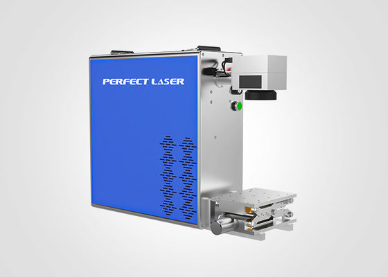 20w 30w 50w 100w Mini 3d Color Portable Raycus IPG Metal Fiber Laser Marking Machine dengan Rotary