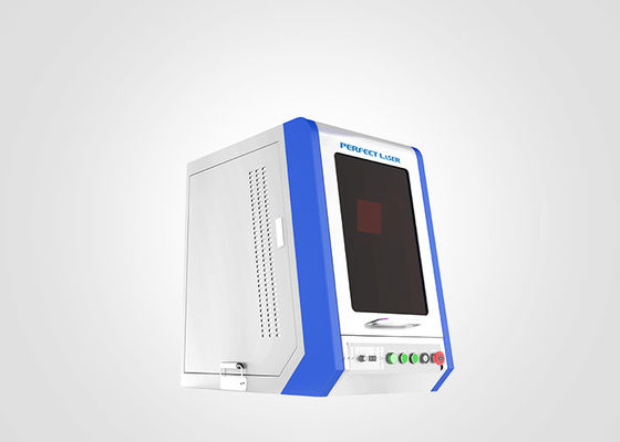 Mesin Penanda Laser Logam Hijau 50W / 100W Dengan Penutup Tertutup