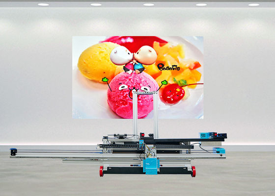 9600 Dpi Mesin Pencetakan Inkjet UV Ruang Parkir Lukisan Lantai Untuk Grafi Lantai