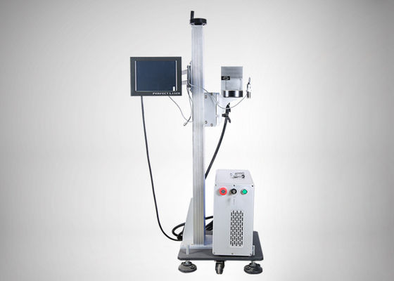 Lifting Type Laser Marking Machine Pendingin Udara Untuk Botol / Lini Produksi