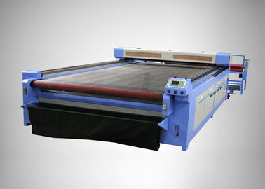 Rumah Kain Pemakan Otomatis Co2 Pemotong Laser Kain Garmen Tekstil Kulit