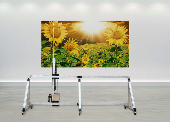 Mesin Inkjet untuk Mural Painting UV CMYKW Wall Printer Harga Promosi Customized Logo Vertikal 3D Photo UV Wall Printing