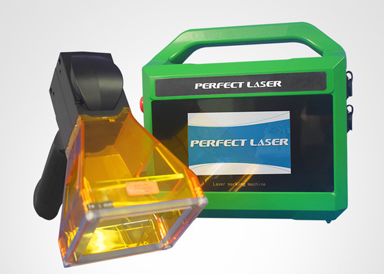 20w Portable Handheld Fiber Laser Marking Machine untuk Metal Stainless Steel Carbon Steel Aluminium Zinc Brass Air Cooling
