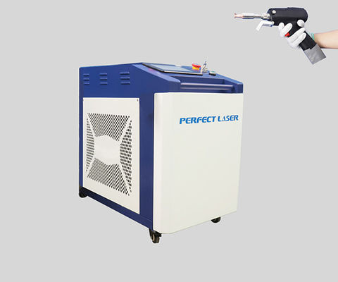 Mesin Pengelasan Laser Handheld Laser Sempurna Sistem Pengelasan Laser Portable dengan Fungsi 4-in-1 untuk Pembersihan Pengelasan Logam Pemotongan