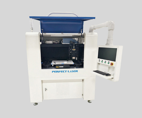 Laser Cutter berkecepatan tinggi untuk kaca ultra bening Kaca putih polos Kaca borosilikat tinggi 30w 60w 80w Laser Glass Cutting and Splitting Machine