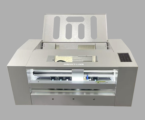Desktop Servo Otomatis Penuh Kepala Double-Bentuk Khusus Label Die Cutting Sticker Machine