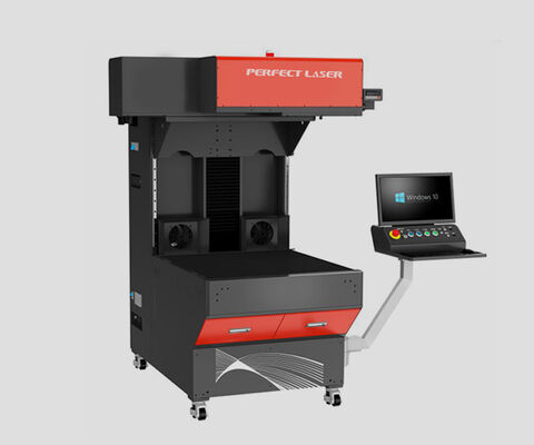 250W 350W Kulit / Lettering Film / kertas Ukiran 3D Dinamis Super CO2 Laser Marking Machine