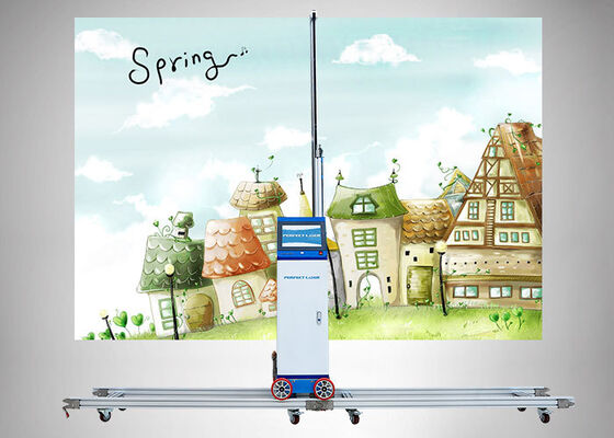 Mesin pencetak dinding dengan kepala cetak ganda langsung ke pencetak inkjet dinding untuk pencetakan gambar besar