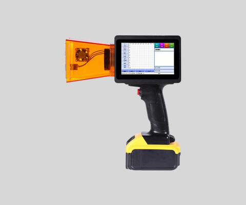 Mesin pengkodean laser genggam mini untuk logam / plastik / kayu / kulit / ubin