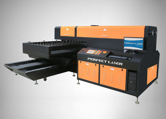 380V 50Hz 10A Laser Engraving Cutting Machine Akurasi Pemotongan 0,05mm Untuk Kain Kulit