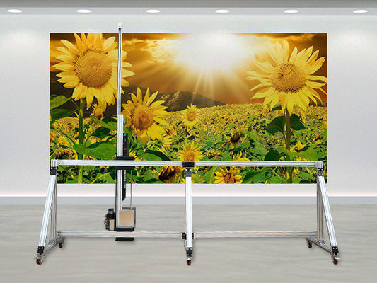 Outdoor Indoor Automatic Vertical Wall Printer UV Ink 3D Wall Printing Machine Robot untuk Lukisan dan Wall Arts Wallpaper Dekorasi
