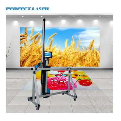 Resolusi 9600dpi Digital 5D Lantai Lantai Dinding Inkjet Printer 11.6 Inch LCD Control