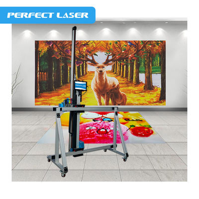 Mesin Cetak Dinding Lantai 3D Mesin Cetak Tanah Vertikal untuk Seni Mural/Dekorasi Interior/Periklanan Luar Ruangan